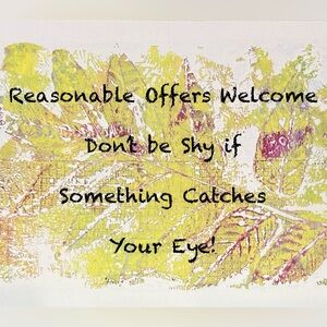 Always open to negotiating 😃